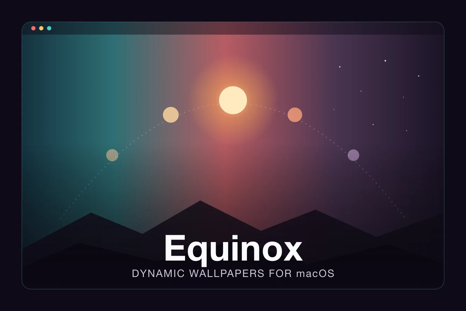 Equinox - Create Your Own macOS Dynamic Wallpapers