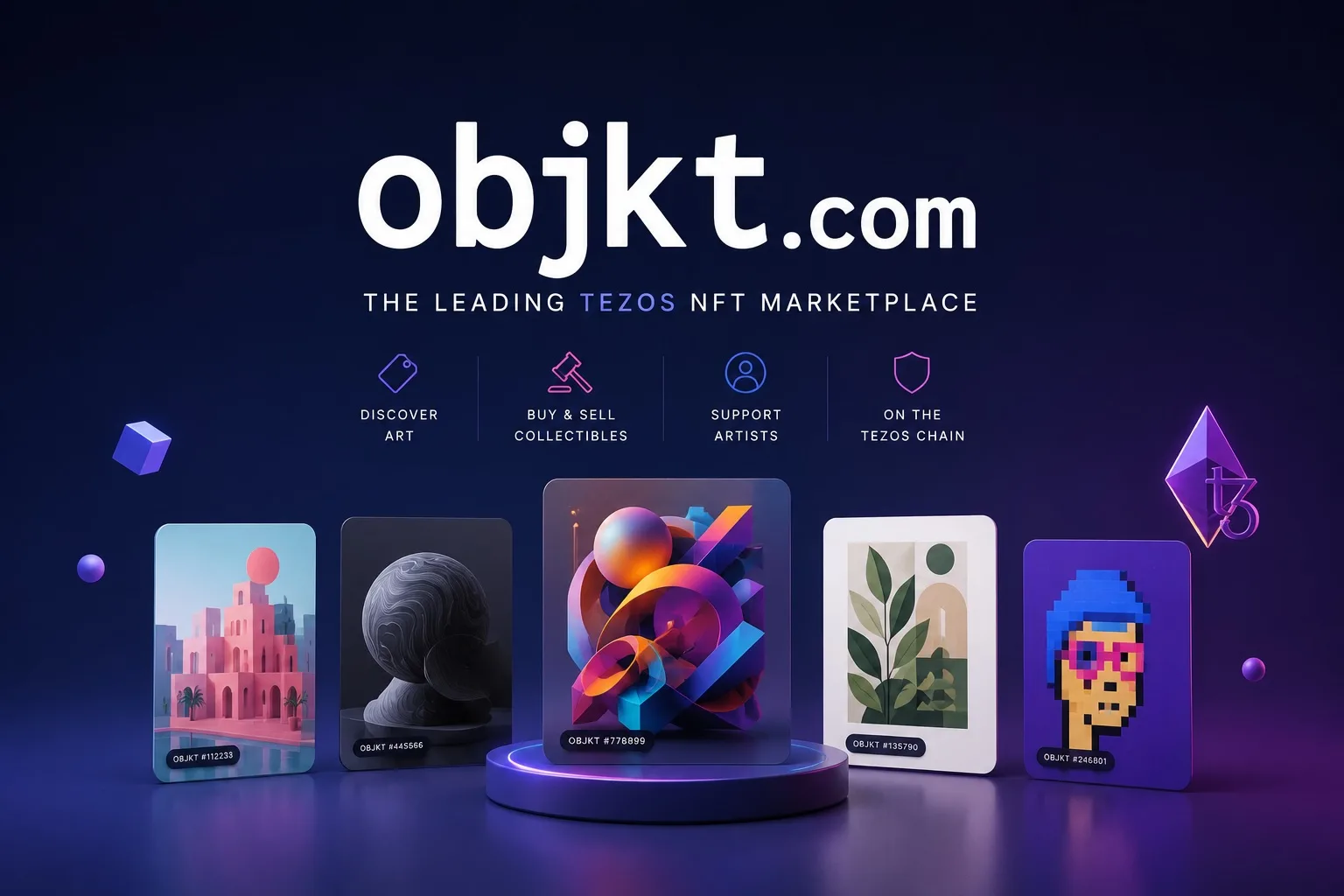 objkt - Digital Art Marketplace on Tezos