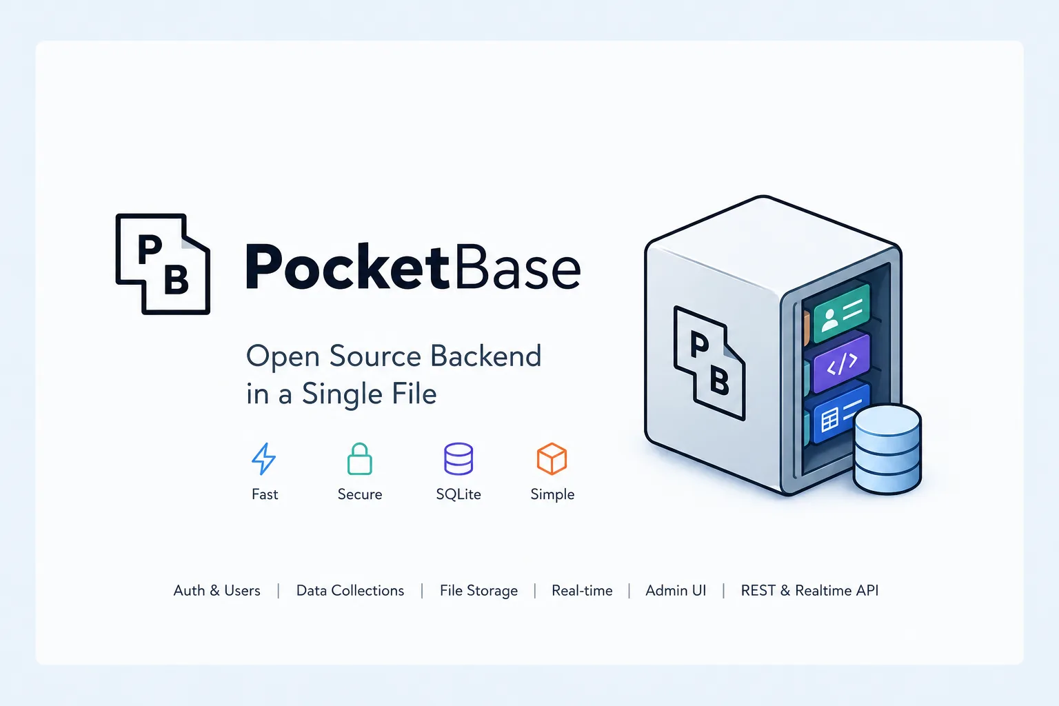 PocketBase - Open-Source Realtime Backend in One File