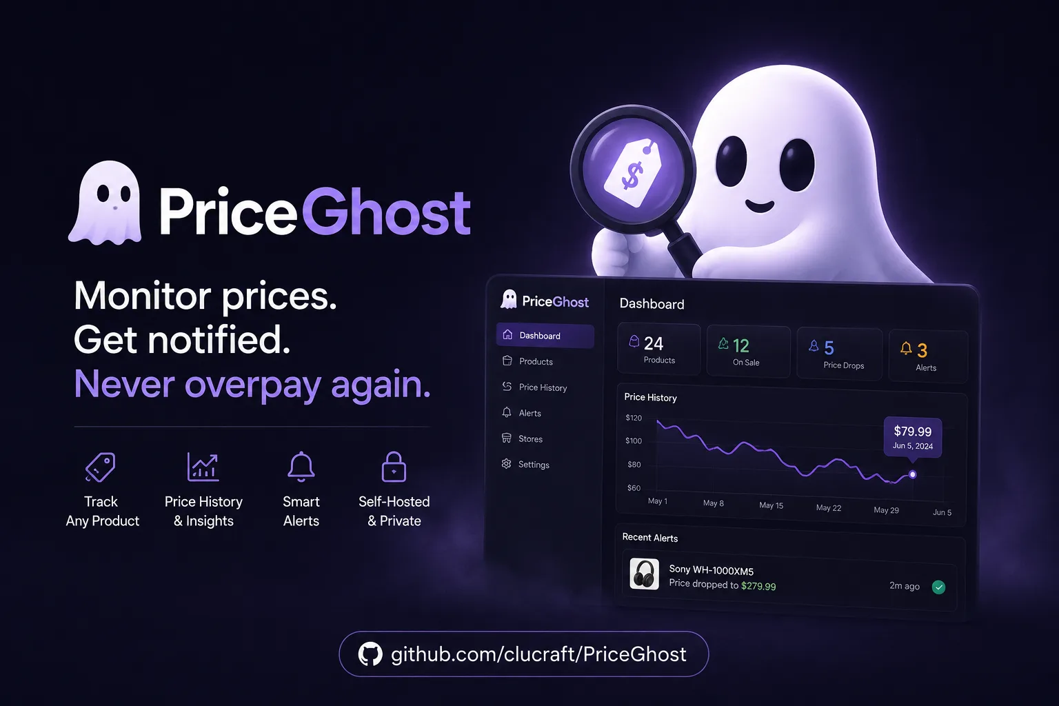 PriceGhost - Self-Hosted Price Tracking for Online Products