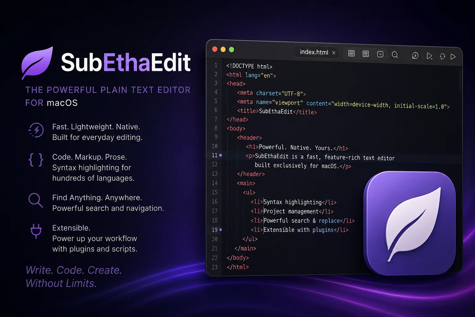 SubEthaEdit: Collaborative Plain-Text Editing for Mac