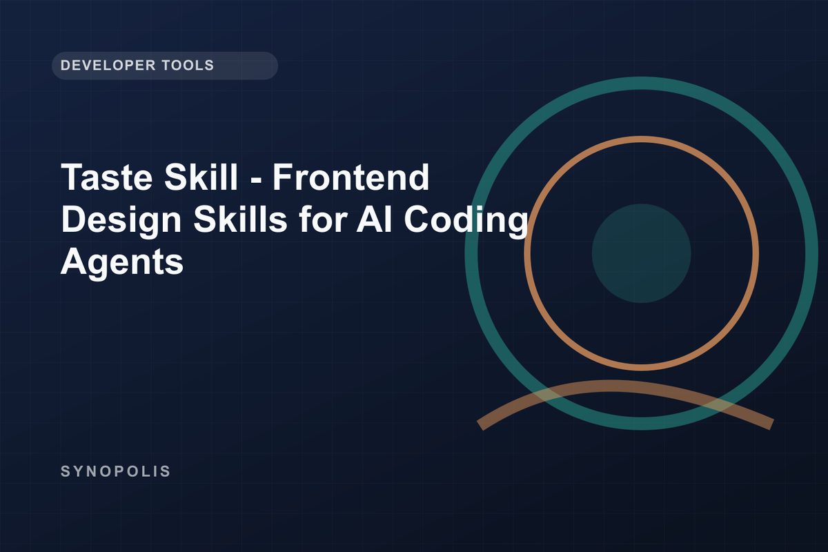 Taste Skill - Frontend Design Skills for AI Coding Agents